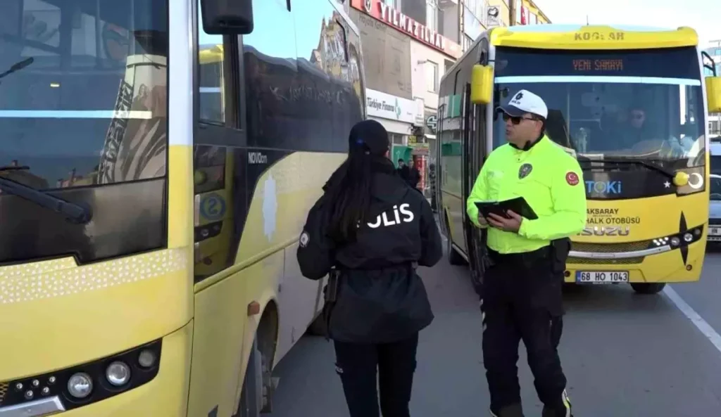 Aksaray’da Minibüs Denetimleri Artıyor