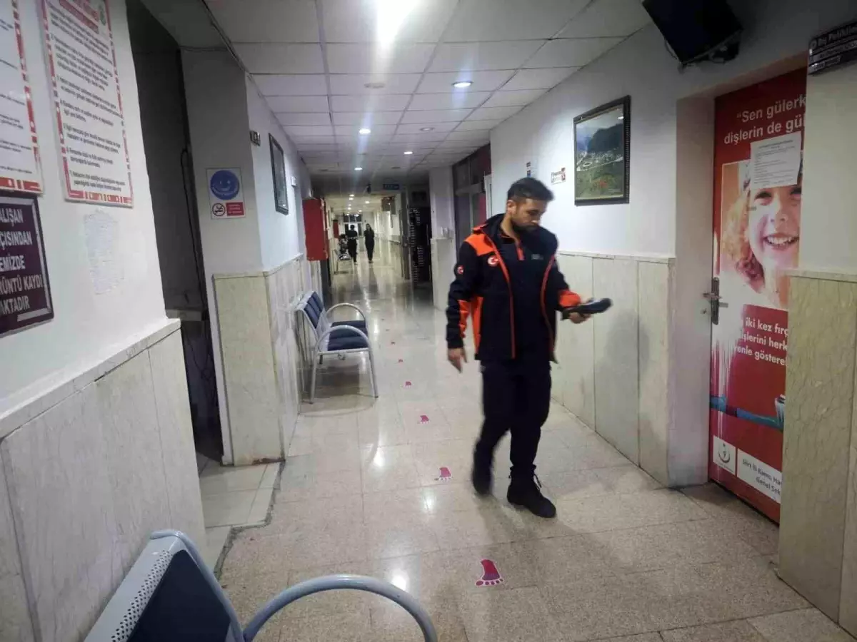 Siirt’te Hastanede Karbonmonoksit Gazı Alarmı