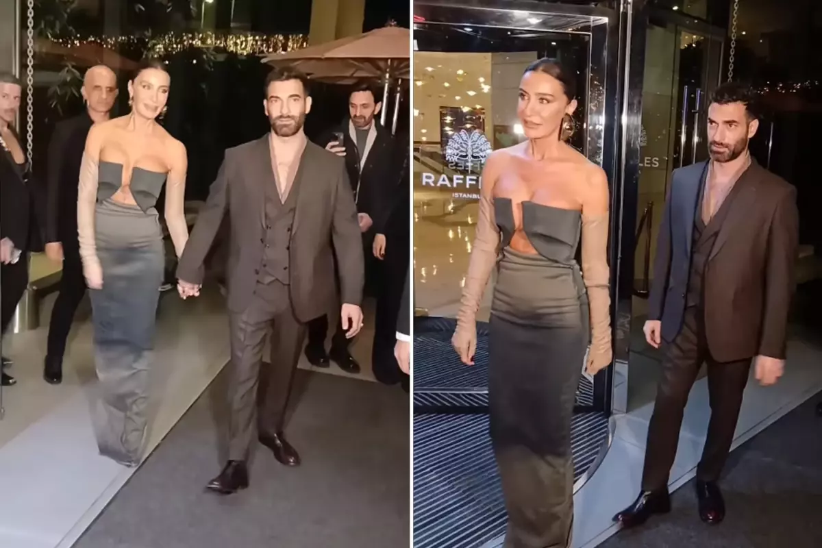 Sıla’nın İddialı Gri Elbisesi ve Zorlu Yürüyüşü Lansmanda Fırtına Yaratıyor!