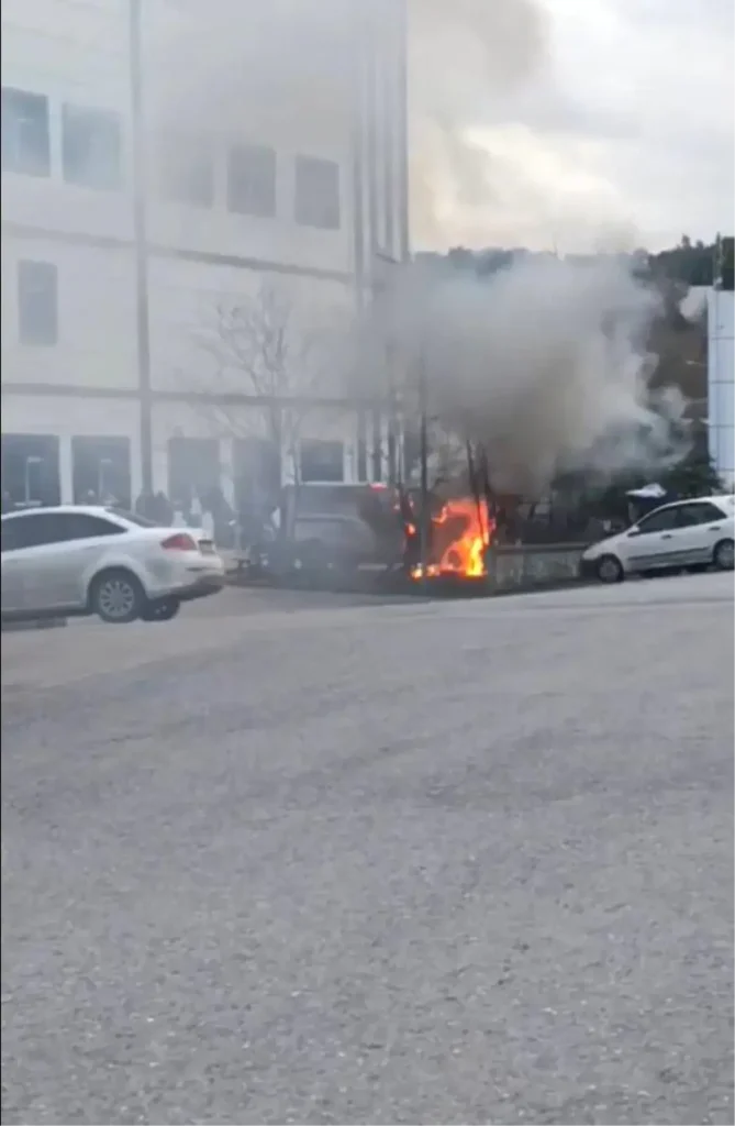 Şile’de Araç Yangını: Maddi Hasar Büyük