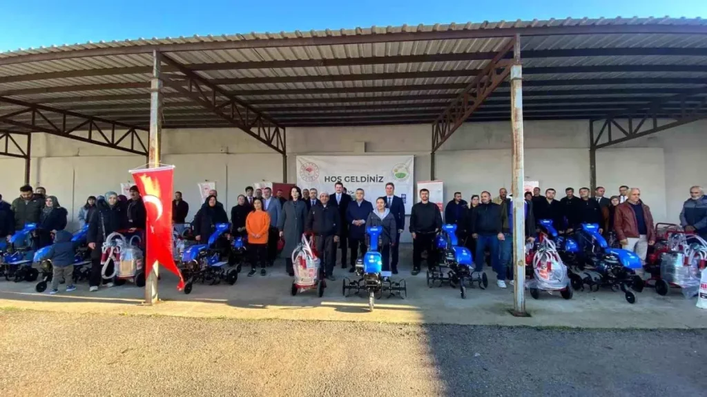 Sinop’ta Üreticilere Hibe Makine Desteği