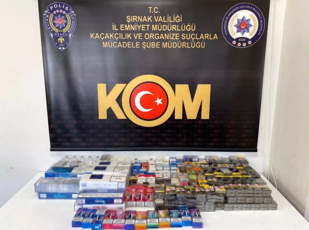 Şırnak’ta Kaçakçılığa Büyük Darbe