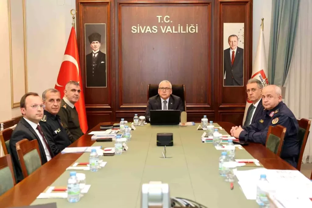 Sivas’ta Güvenlik Toplantısı Yapıldı