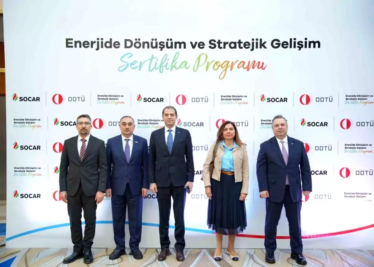 SOCAR Türkiye ve ODTÜ’den Enerji Dönüşümüne Yönelik Yenilikçi Sertifika Programı Açıklandı