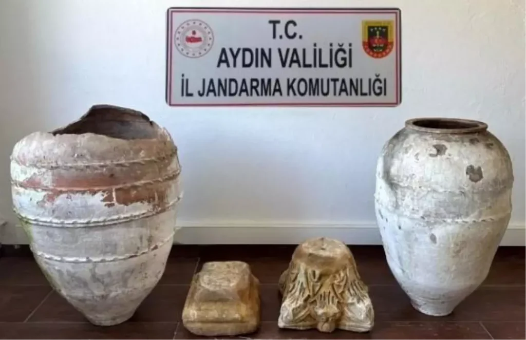 Söke’de ‘Anadolu Mirası’ Operasyonu: Roma ve Neolitik Döneme Ait Tarihi Eserler Ele Geçirildi