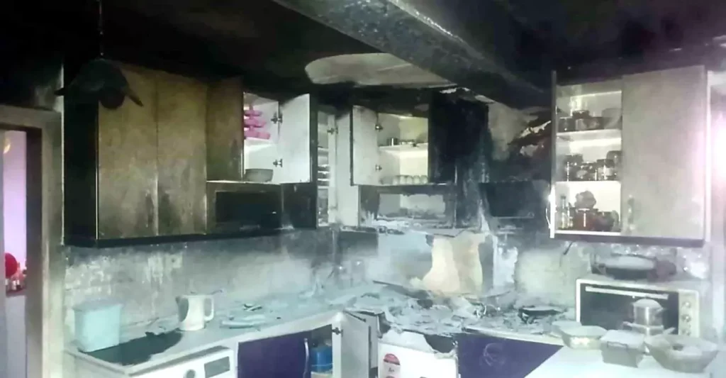 Söke’de Mutfak Yangını Erken Fark Edildi, Aile Sağlıklı