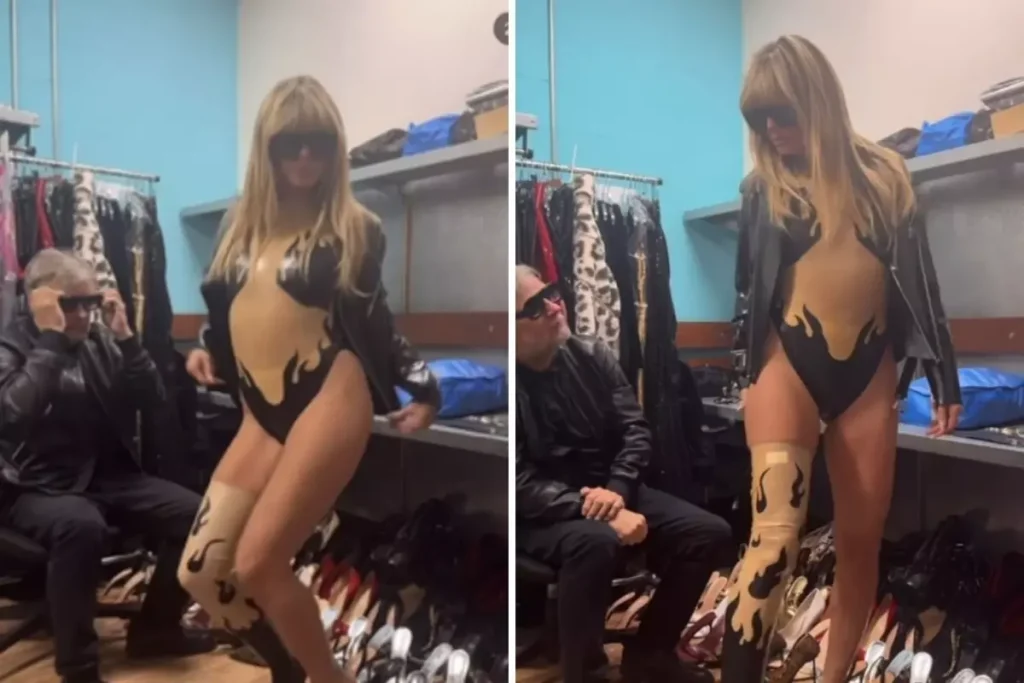 Süper Model Heidi Klum, Cesur Lateks Kombini ve Anne‑Kız Modasıyla Kameraları Büyüledi