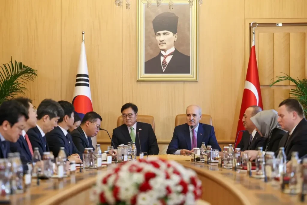 TBMM Başkanı Kurtulmuş, Güney Kore Ulusal Meclis Başkanı Won‑shik ile Görüşerek Asya‑İlişkilerini Güçlendirmeyi Hedefliyor