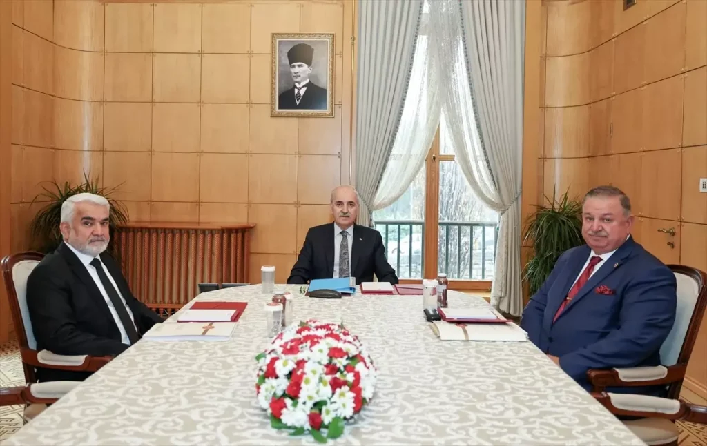 TBMM Başkanından HÜDA PAR ve Yeniden Refah Partisi ile Görüşme