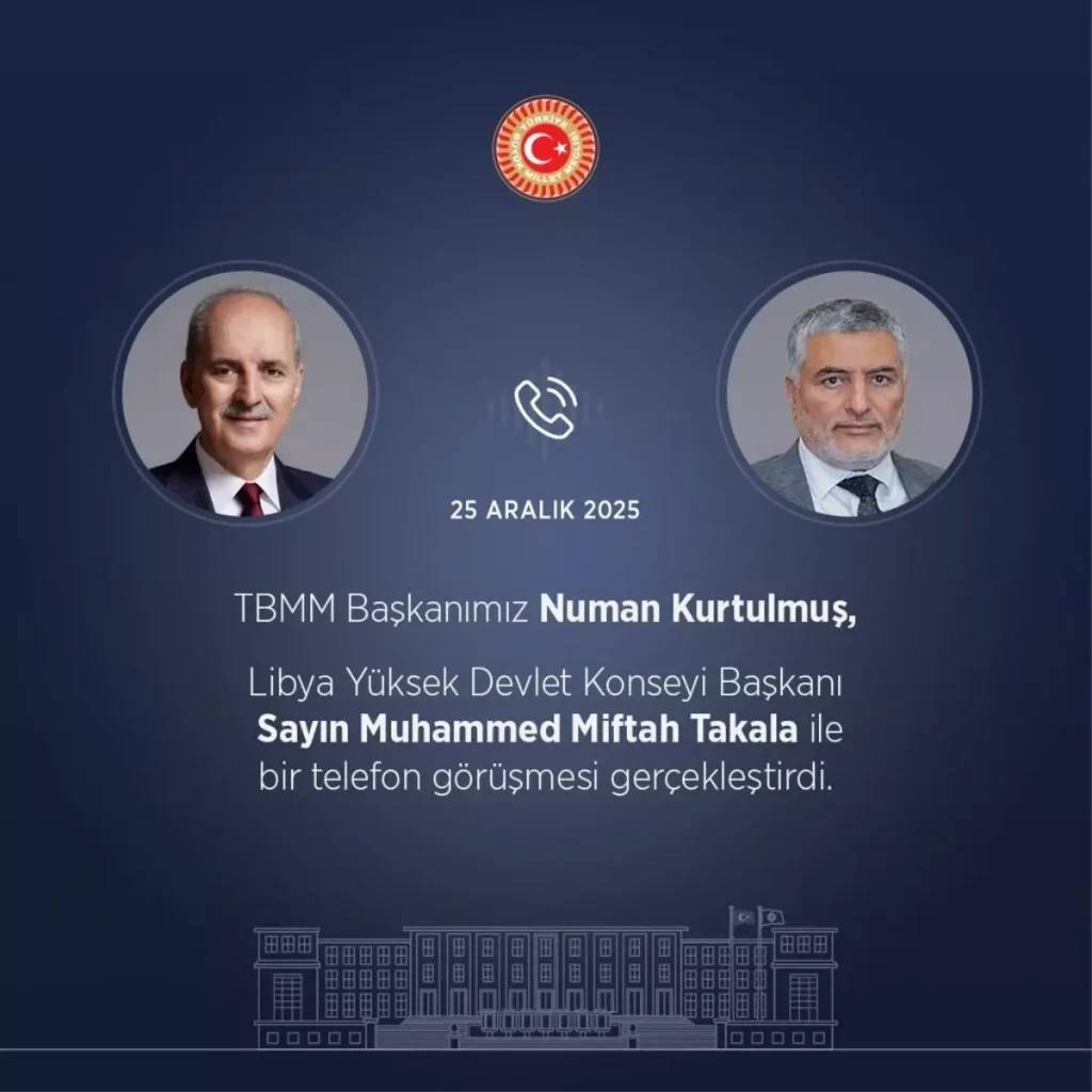 Kurtulmuş ve Takala’dan İletişim: Libya’da Yaşamını Yitiren Genelkurmay Başkanı’na Başsağlığı