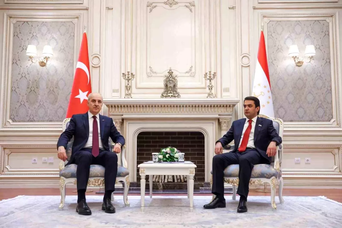 TBMM Başkanı Numan Kurtulmuş Tacikistan Duşanbe’de Emomali ile Görüştü