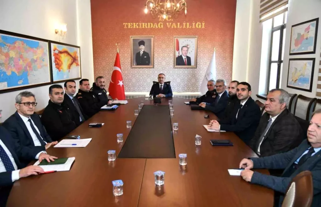 Tekirdağ’da Yılbaşı Tedbirleri İçin 2.816 Güvenlik Görevlisi