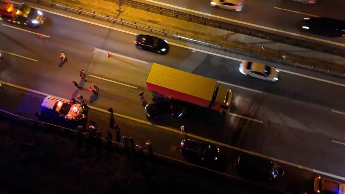 TEM Otoyolu’nda Zincirleme Kaza