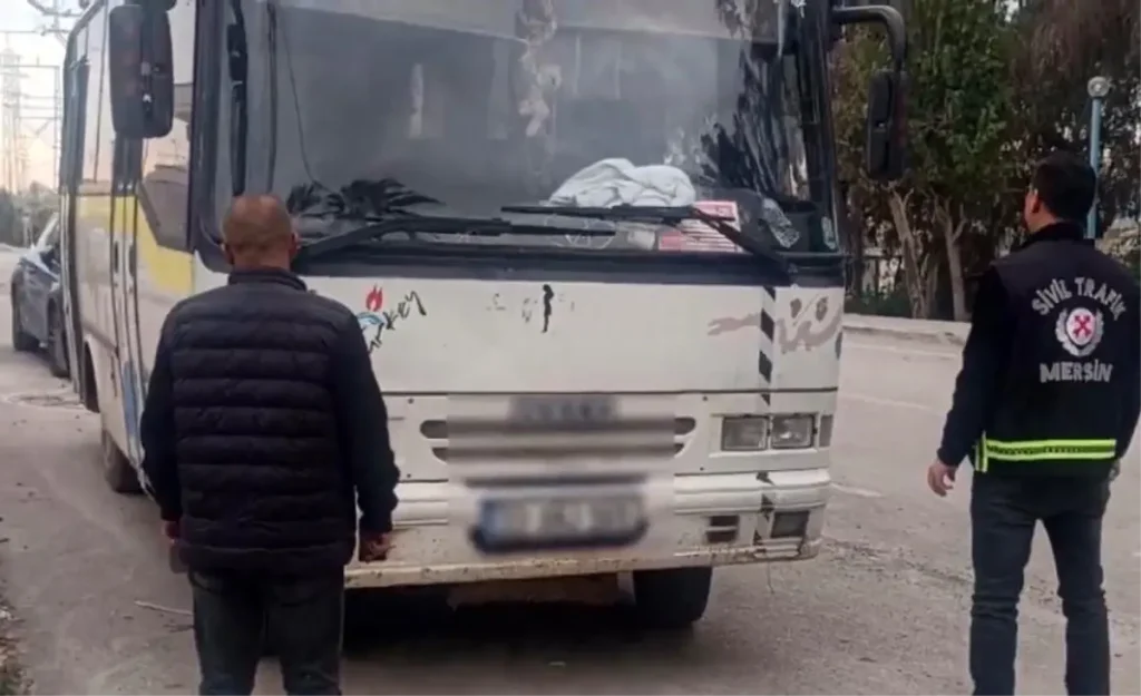 Mersin’de Ters Yönde Giden Sürücüye Ceza