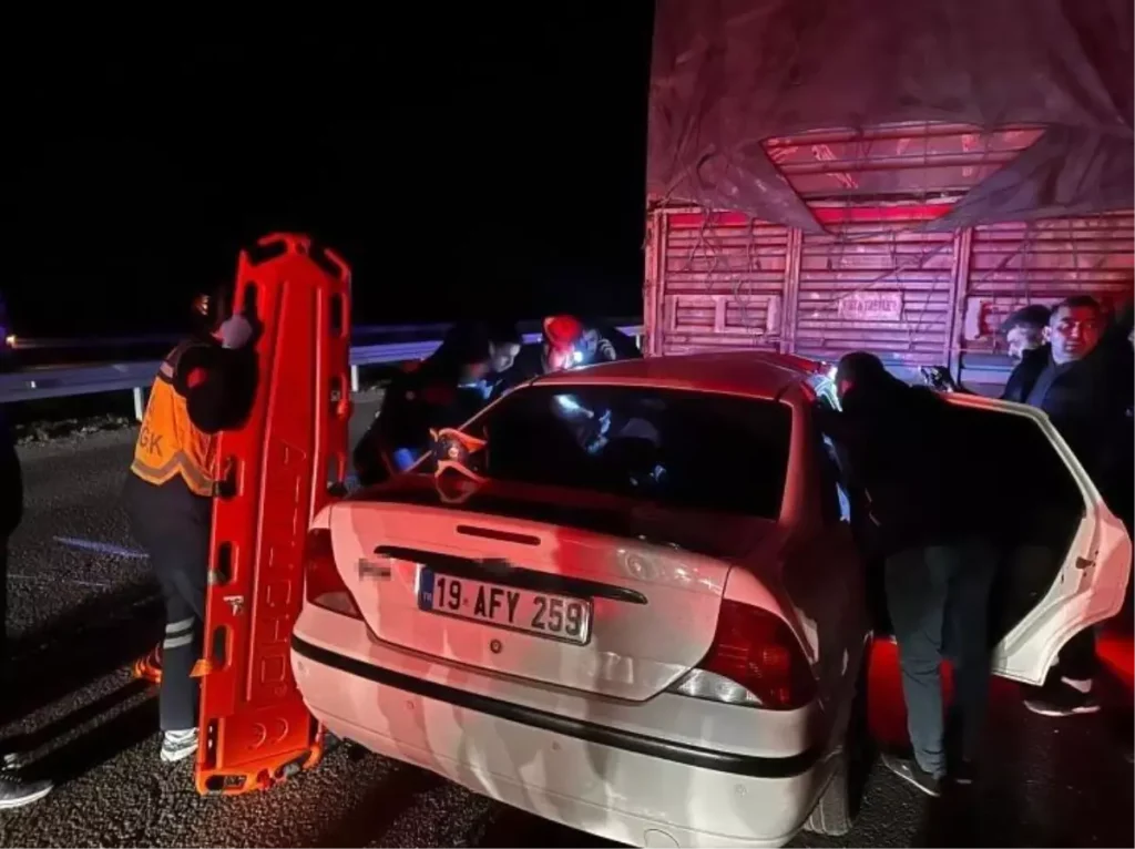 Sungurlu’da Trafik Kazası: Sürücü Hayatını Kaybetti