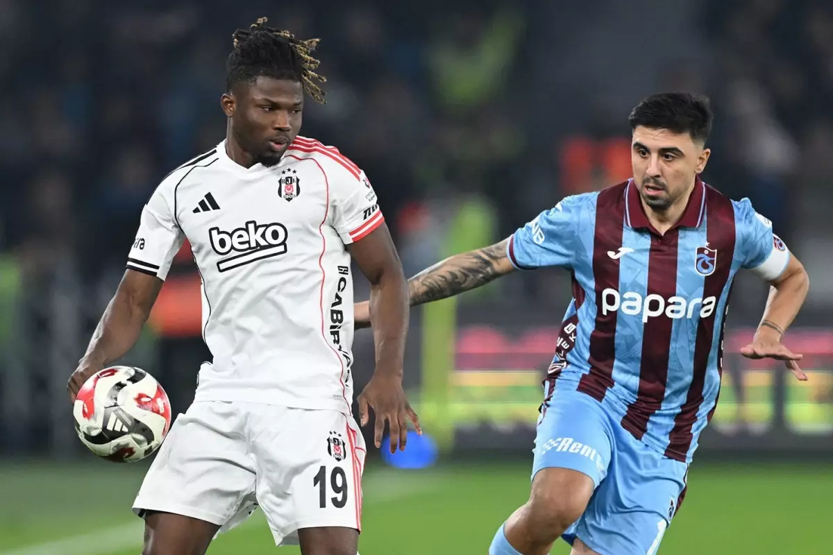 Trabzonspor ile Beşiktaş arasındaki 6 gollü muhteşem düelloda kazanan yok