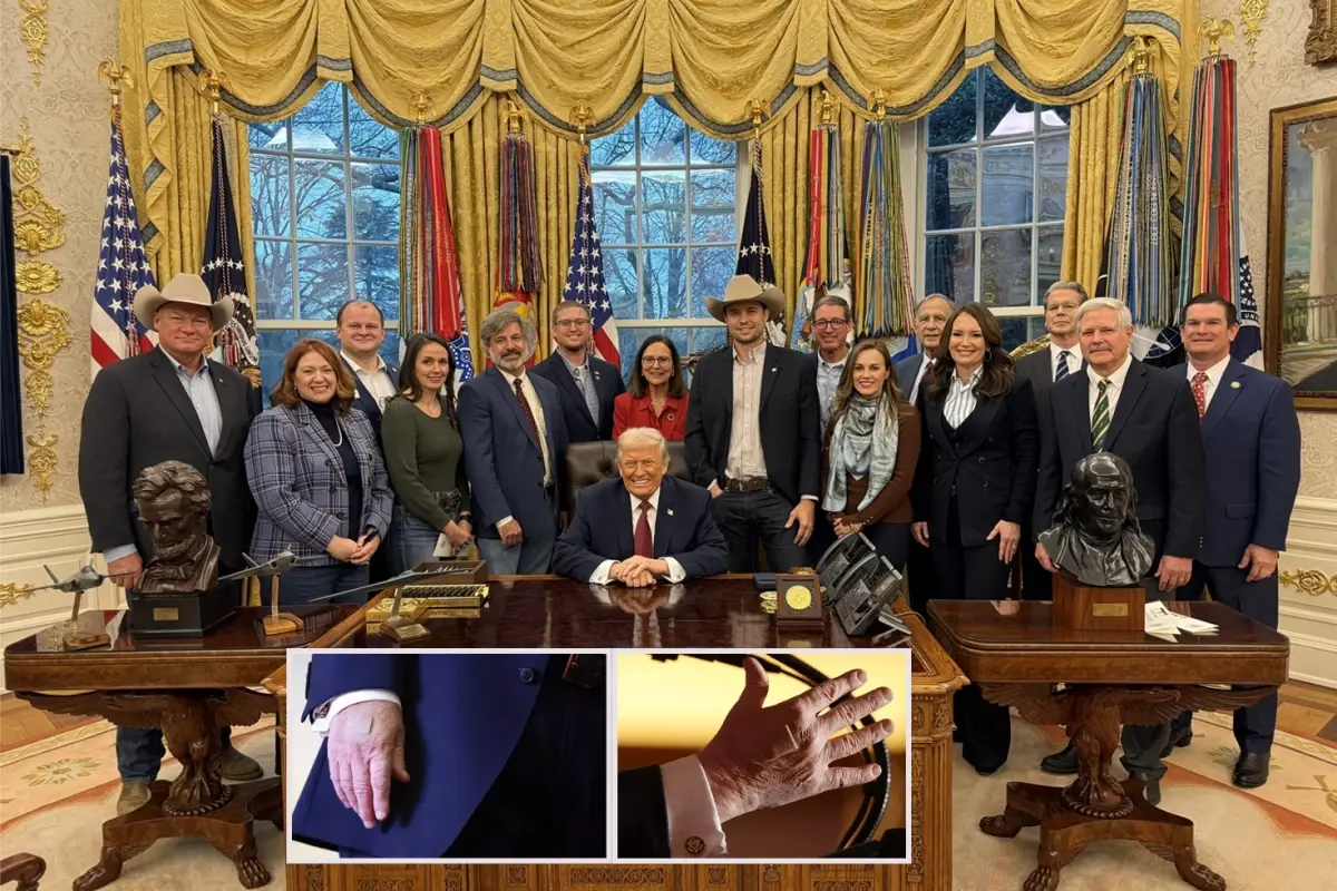 Trump’ın elindeki morlukların sırrı çözüldü: Yoğun tokalaşma trafiği