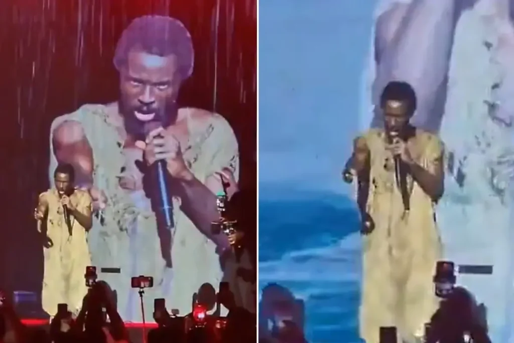 Tufan kopacak iddiası tutmayan sahte peygamber Rapperholic 2025 sahnesinde geri döndü!