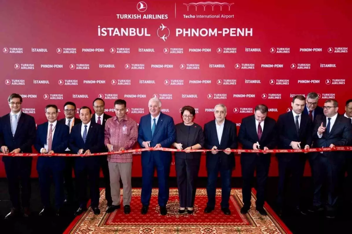 THY, Kamboçya’ya Uçuş Başlattı