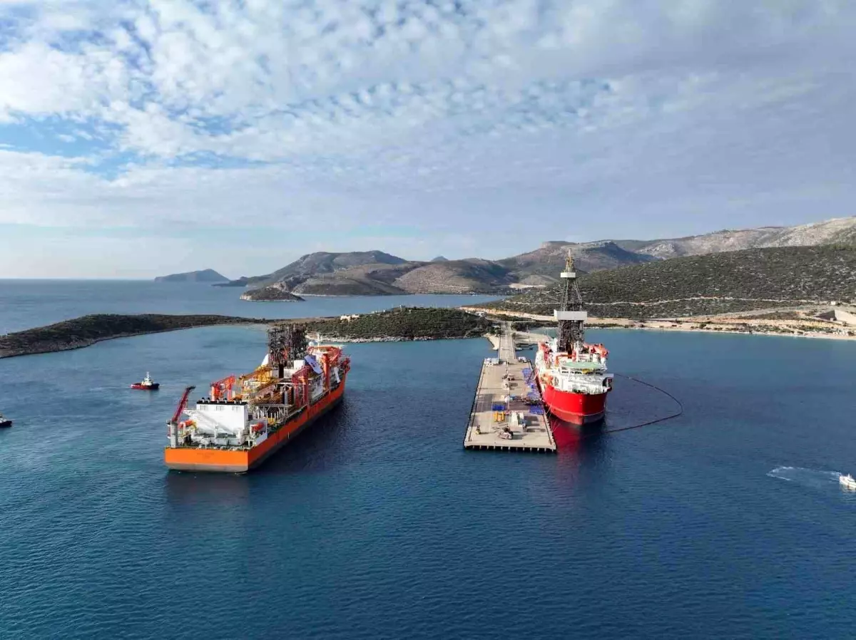 Türkiye’nin 6. Sondaj Gemisi Taşucu’na Ulaştı