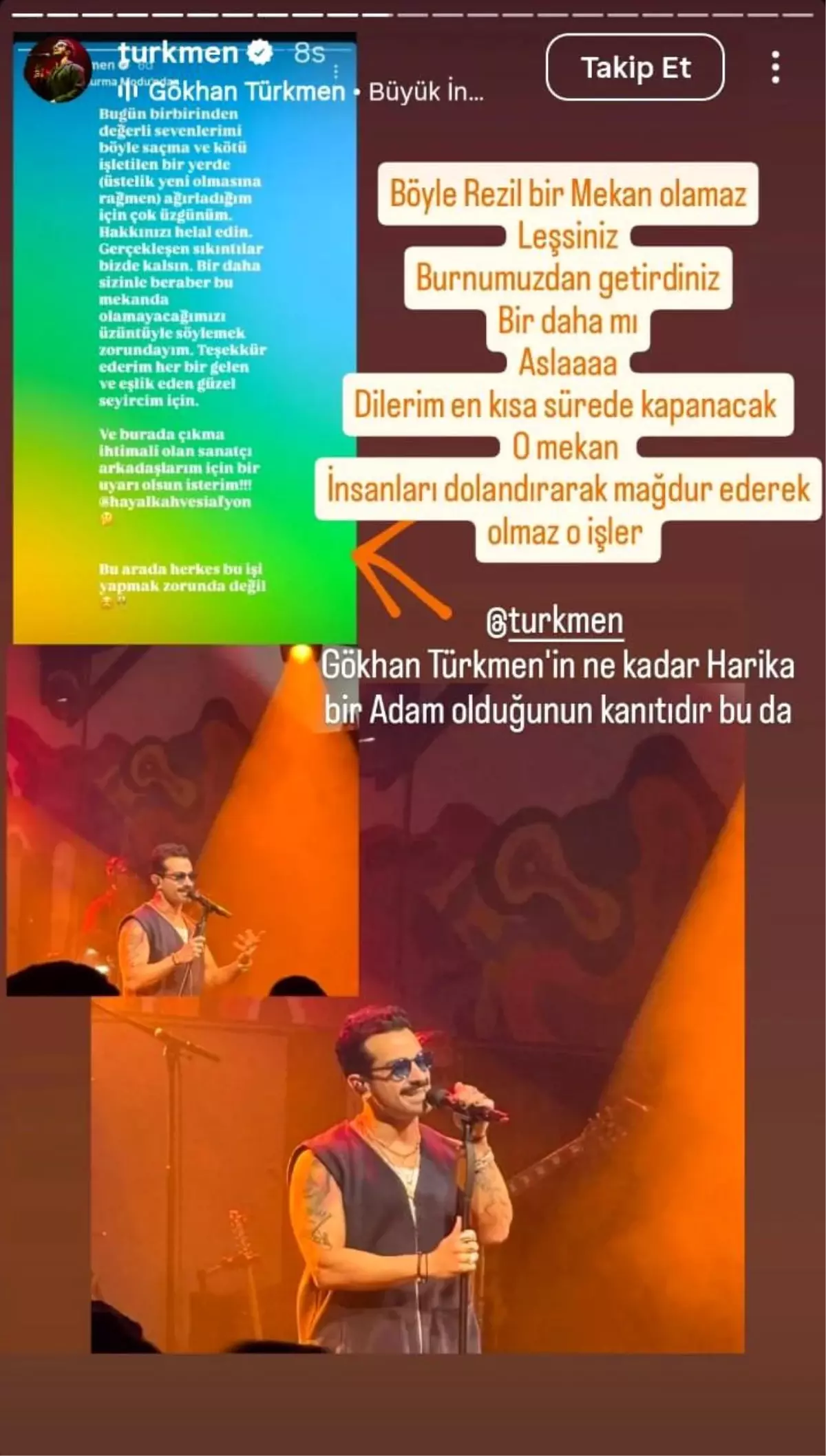 Gökhan Türkmen Konserinde Skandal!