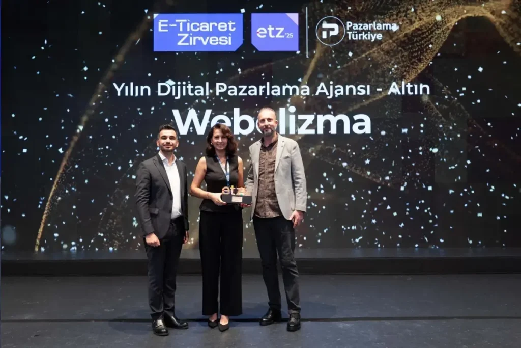 Webolizma, E‑Ticaret Zirvesi 2025’te iki prestijli ödülle sektörün zirvesinde