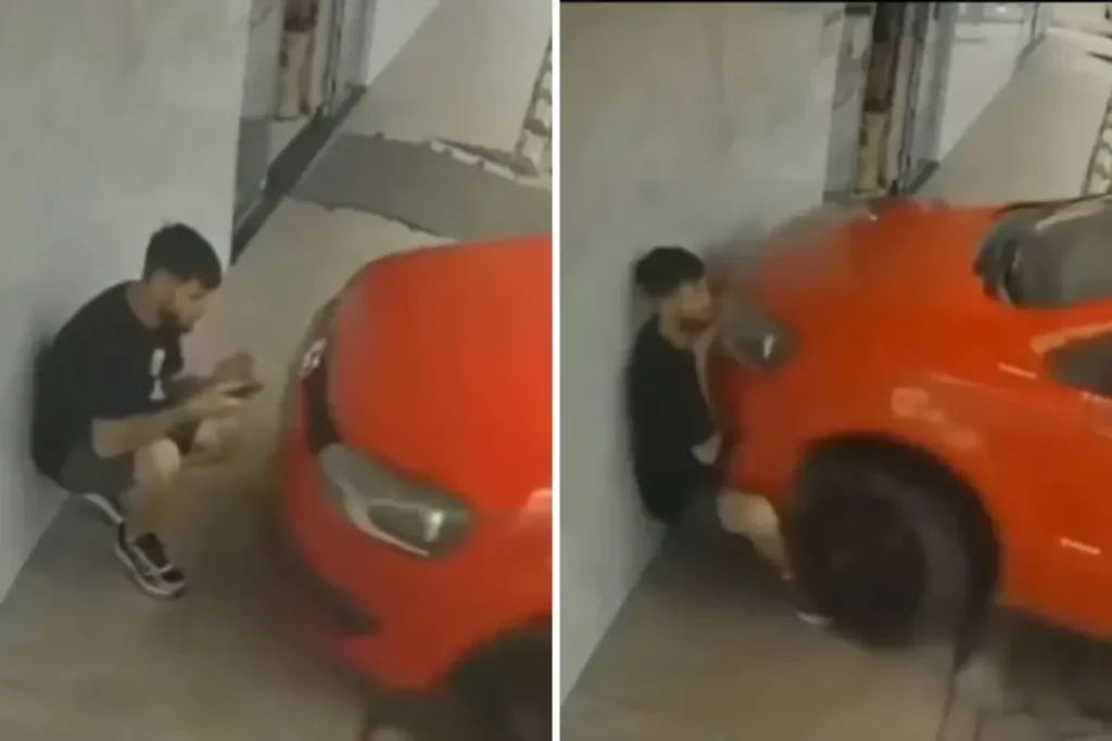 Yanlış Pedal Ölümle Burun Buruna Getirdi: Kamera Anları Şok Ediyor