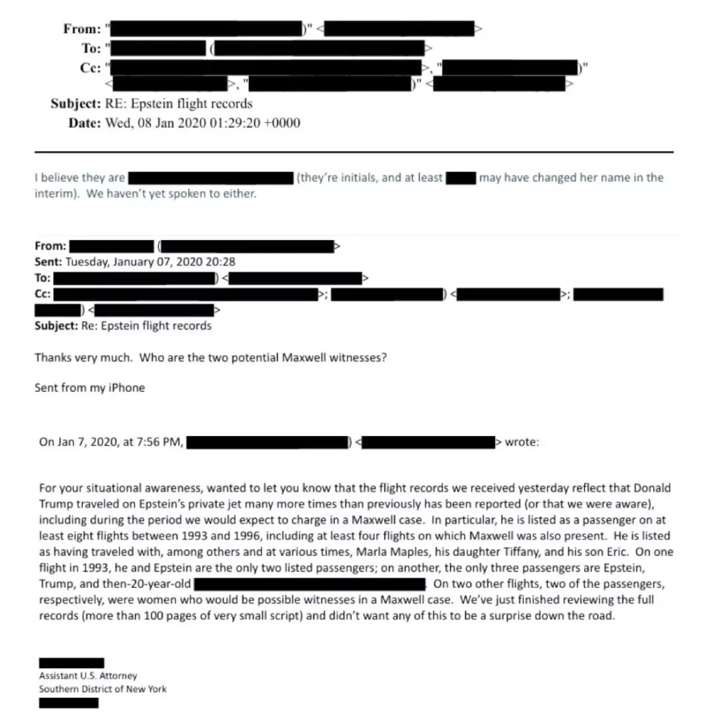 Trump’ın Epstein Jetinde Seyahat İddiası Gündemde