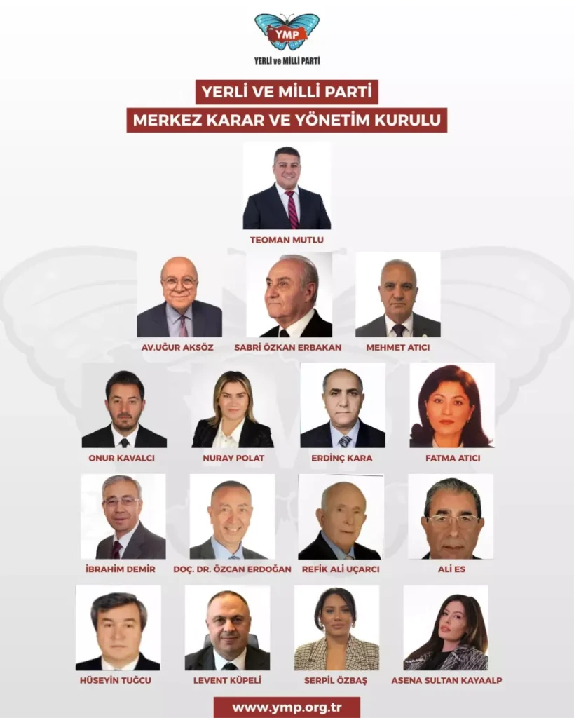 Yerli ve Milli Parti’nin İlk MYK Toplantısı Gerçekleştirildi