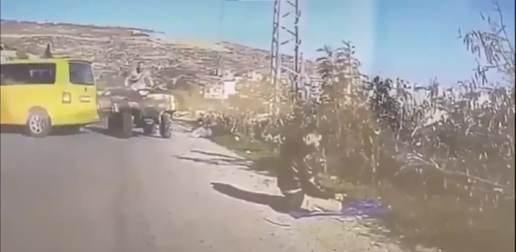 Yol kenarında namaz kılan Filistinliye ATV ile çarptı