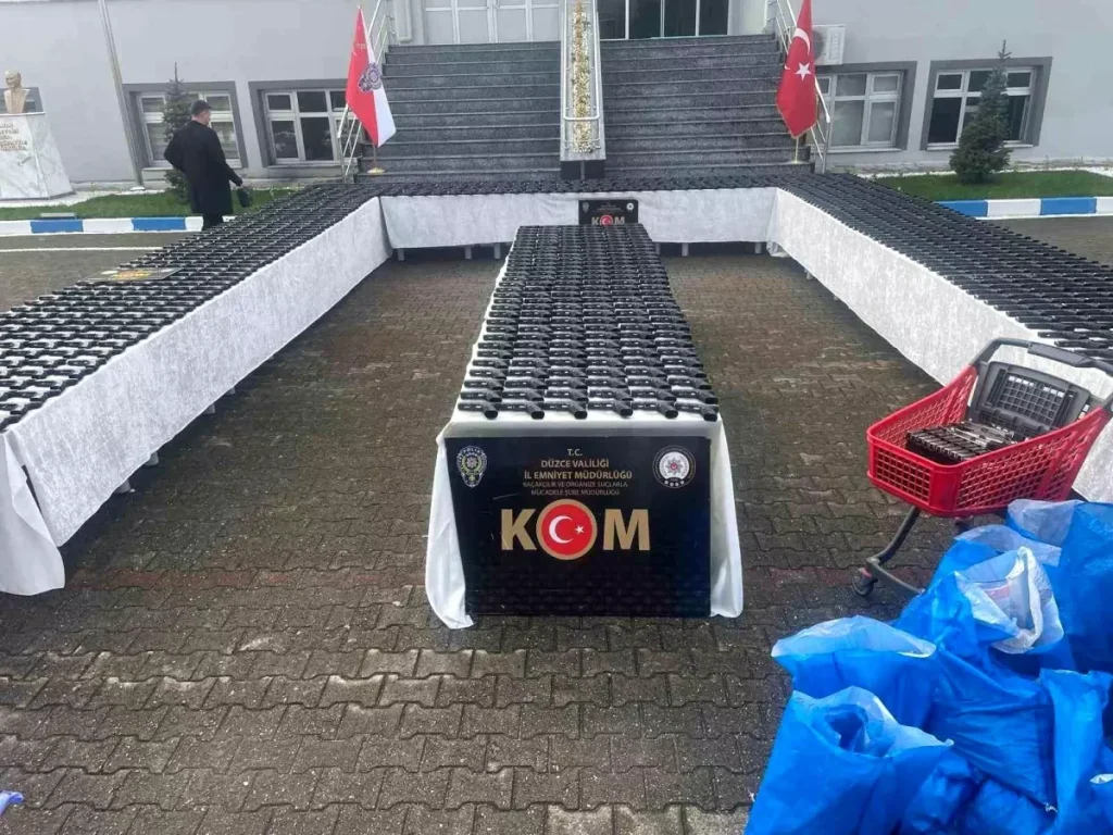 Düzce’de 46 Bin Silah Parçası Ele Geçirildi
