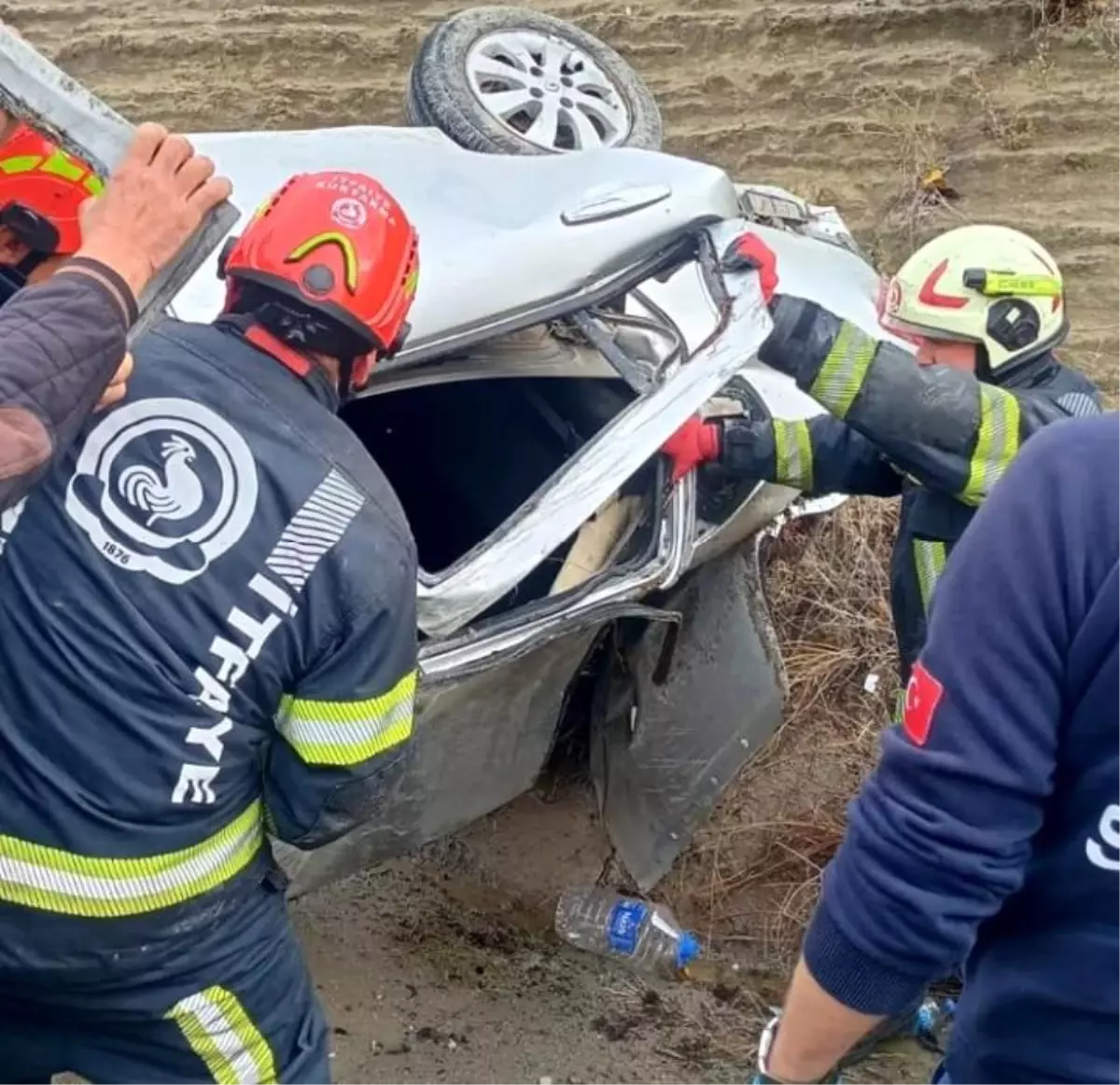 Denizli’de Sağanak Yağış Kazaya Neden Oldu