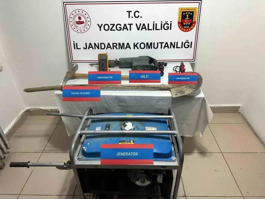 Yozgat’ta Kaçak Kazı Yapan Şahıs Suçüstü Yakalandı!