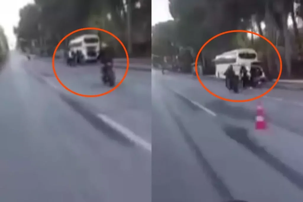 Alanya’da Polis Memurlarının Üzerine Motosiklet Sürüp Hakaret Ettiler!