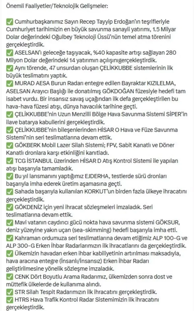 ASELSAN 2025’te Büyüme Hedefli: 1 Trilyon Lira Değer ve Küresel Açılım