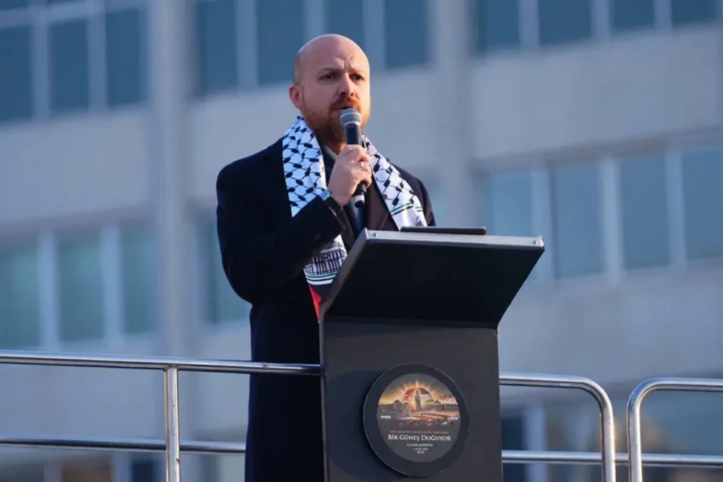 Bilal Erdoğan’dan Galata’dan dünyaya mesaj: Gazze’deki savaş değil soykırımdır