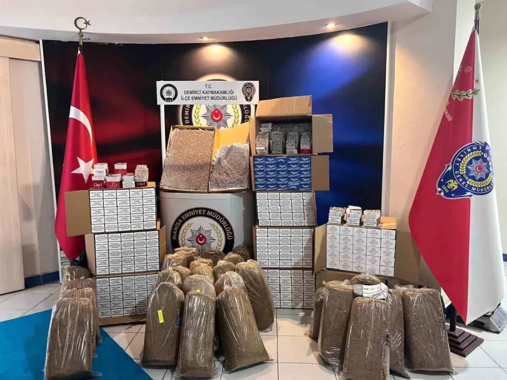 Manisa’da Kaçak Tütün Operasyonu