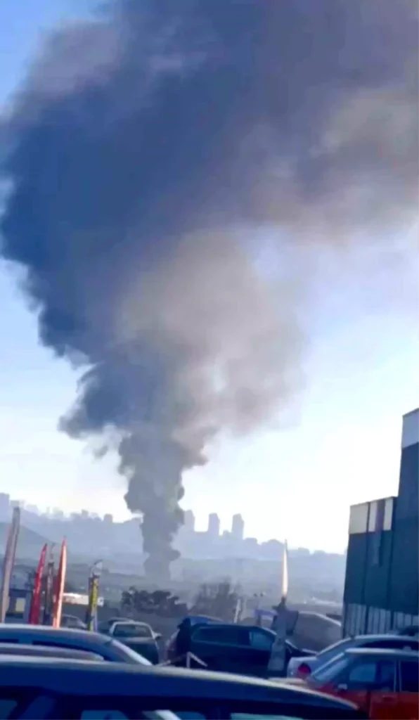 Ankara’da Atık Plastik Yangını