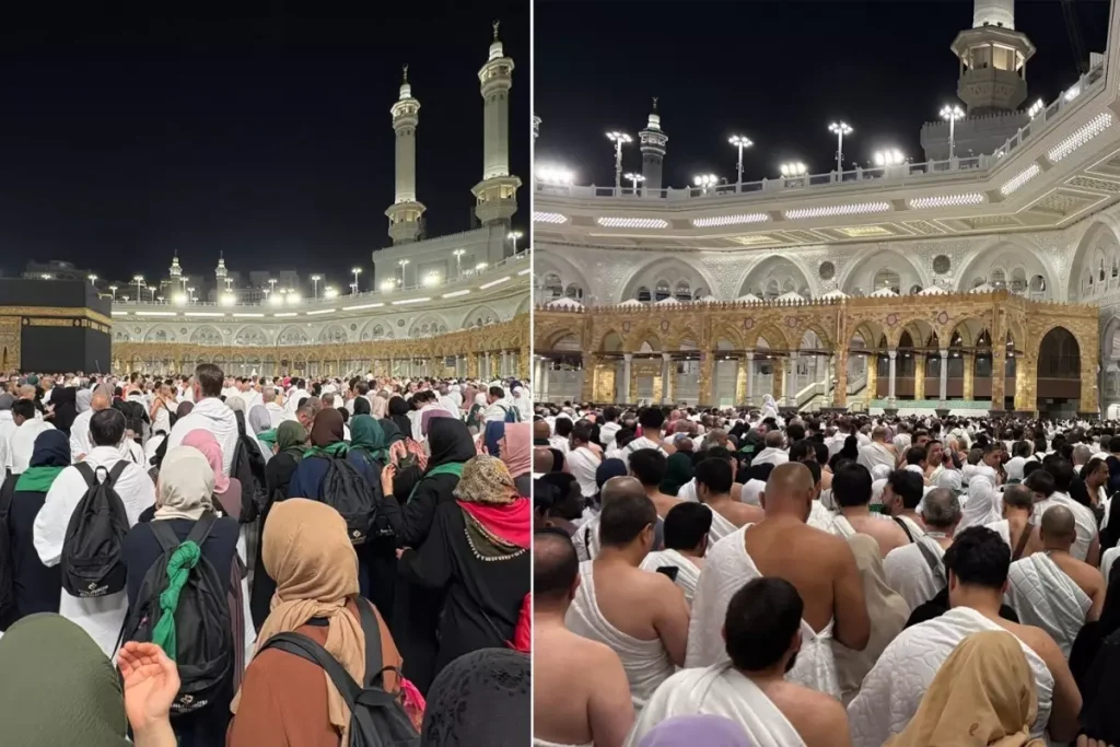 Kâbe’de Yeni Yıla İnsan Seliyle Girildi, Mescid-i Haram’da Olağanüstü Yoğunluk