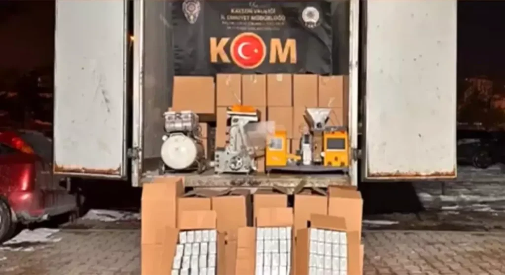 Kayseri’de Kaçak Sigara Operasyonu