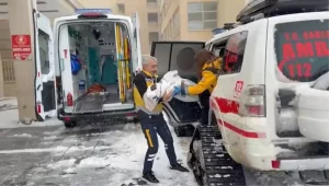 Şanlıurfa’da Paletli Ambulanslarla Kar Yağışına Rağmen Hastalar Kurtarıldı